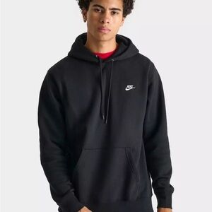 MEN'S NIKE CLUB FLEECE PREMIUM EMBROIDERED PULLOVER HOODIE